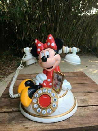 Disney Telemania Minnie Mouse Desk Telephone