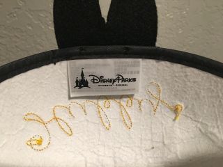 Walt Disney World Mickey Mouse Ears Hat Adult Groom Black Cap “Hubby” 3