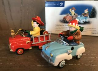 Department 56 Snow Village Set Of 2 Pedal Cars For Christmas In Package