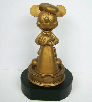 Disney Mgm Hollywood Studios Golden Award Mickey Mouse Director Trophy Statue