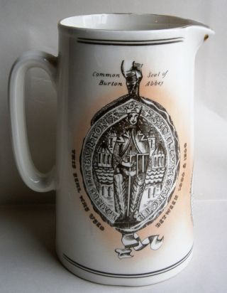 Ind.  Coope Ltd.  Brewery Burton Upon Trent Ale Bar Pitcher Made In England