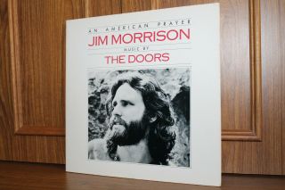 The Doors Jim Morrison An American Prayer Lp Elektra 5e - 502 1978 Ex/ex Booklet