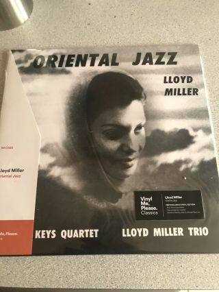 Lloyd Miller,  Press Keys Quartet,  Lloyd Miller Trio ‎– Oriental Jazz Lp