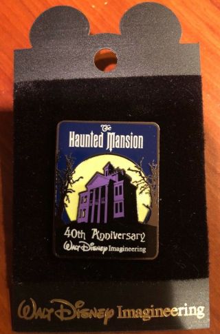 Wdi - Haunted Mansion 40th Anniversary - Haunted Mansion Building Pin