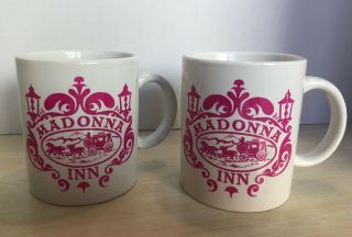 Madonna Inn Pink - San Luis Obispo,  California,  Ceramic Coffee Cup Set Of 2 Mugs