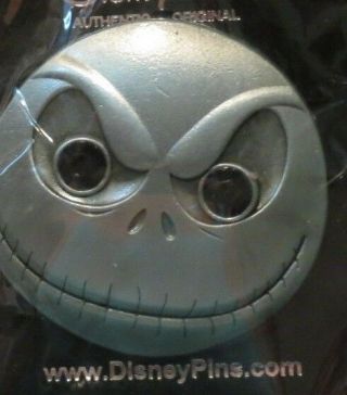 Disney Wdw Jack Skellington Head Jeweled Eyes Nightmare Before Christmas Pin