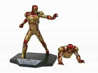 Anime The Avengers Iron Man 3 Iron Man Mk42 1/10 Scale Pvc Figure No Box