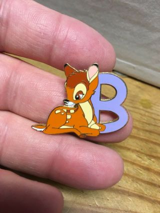 Walt Disney Pin - Alphabet Pin B Bambi