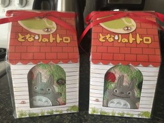 2 Studio Ghibli My Neighbor Totoro Towel Gift Boxes Japan Soot Sprite