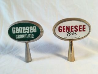 Vintage Genesee Beer And Genesee Cream Ale Tap Handles.  B - 1