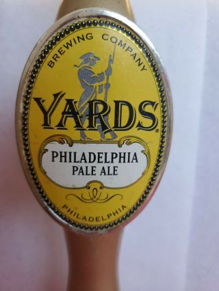 Rare/vintage - Yards Brewing Philadelphia Pale Ale Beer Tap Handle 12” Tall
