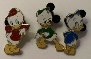 Disney World - Huey Louie And Dewey - 3 Pin Set