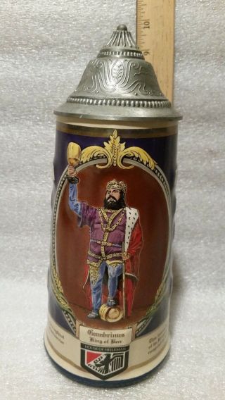 Gerz Beer Stein 1991 The House Of Heileman 13th Edition9 1/4 " Tall