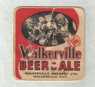 Beer Coaster - Canada - Walkerville Beer & Ale - Ontario (1940s)