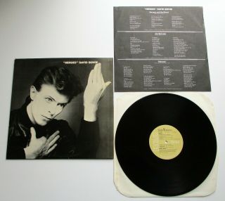 David Bowie - Heroes 1977 Italian Rca Lp With Insert