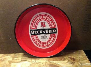 Becks Bier Vintage Beer Tray In Shape