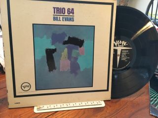 Bill Evans Trio 64 Lp Verve Records V - 8578 Mono Ex,  /vg