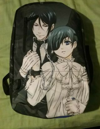 Canvas Bag Backpack Anime Black Butler Big Shoulders Bag Casual Schoolbag