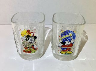 Mcdonalds Walt Disney World 2000 Mickey Mouse Glasses Epcot Animal Kingdom