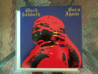 Black Sabbath Born Again Lp 1983 Warner Bros.  Records,  Inc.  Heavy Metal Rock