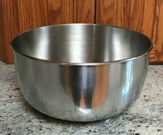Vintage Sunbeam Stand Mixer Large Stainless Steel Mixing Bowl