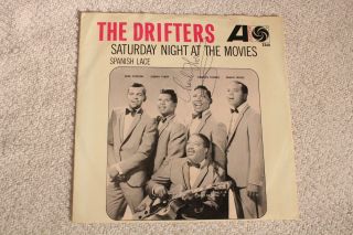 Doowop Drifters Saturday Night At The Movies Autographed Atlantic 2260 & Ps