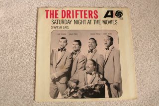 DOOWOP DRIFTERS Saturday Night At The Movies Autographed ATLANTIC 2260 & PS 2