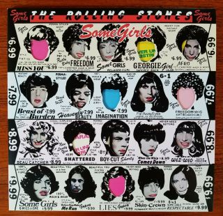 Rolling Stones Some Girls Lp Vinyl Record Album From 2018 Box Set
