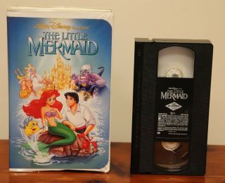 Walt Disney The Little Mermaid Vhs Black Diamond Classic With Banned Cover Art