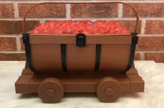Walt Disney World Seven Dwarfs Mine Train Cart Popcorn Bucket W/ Red Jewels Gens