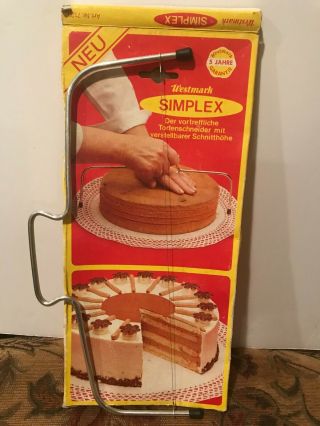 Vintage Westmark Simplex Horizontal Cake Cutter