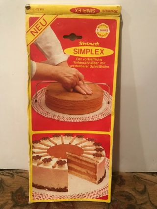 Vintage Westmark Simplex Horizontal Cake Cutter 3