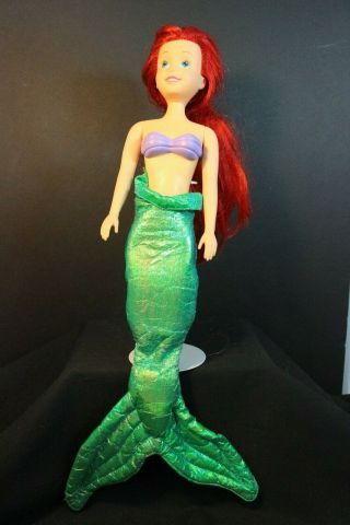 Disney - Ariel Little Mermaid - Pull String Talking Doll - 18 " Tall