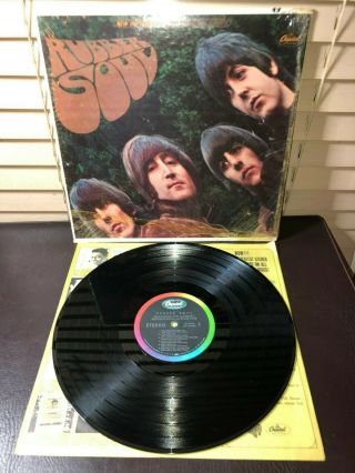 The Beatles Rubber Soul 1965 Capitol St2442 Orig.  Shrink Wrap Vg,  /nm Immaculate