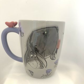 Unique Disney Store Eeyore 3d Coffee Tea Mug Cup Winnie The Pooh