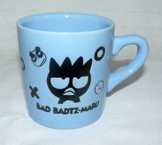 Sanrio 6oz.  Bad Badtz Maru Blue And Black Ceramic Mug Cup 1996