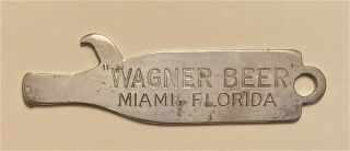 1910s Wagner Beer Miami Florida Figural Bottle Shaped Bottle Opener A - 29 - 27