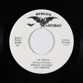 Latin 45 - Enrique Olivarez Los Vampiros - La Chiva - Disco Vampiros Nm Unknown?