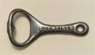 1910s Budweiser Beer Anheuser - Busch St Louis Mo Cast Iron Bottle Opener D - 1 - 12
