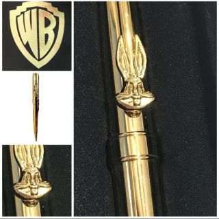 Warner Brothers Looney Tunes Bugs Bunny Gold Colored Pen