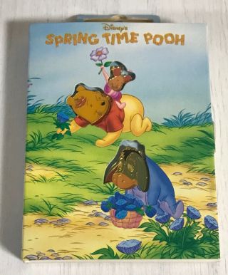 Japan Disney Store Jds Pin Set Storybook Boxed Spring Time Pooh Eeyore Piglet