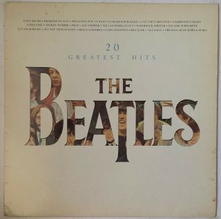 The Beatles 20 Greatest Hits Lp Emi Uk 1982 Near Pro Cleaned