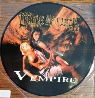 Cradle Of Filth ‎vempire Or Dark Faerytales In Phallustein Picture Disc Vinyl Lp