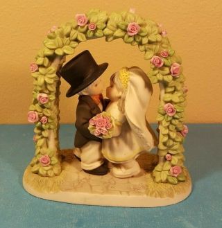 Enesco " Our Love Blooms " Bride And Groom - Number 20 Of 5000