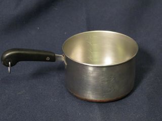 Vtg Revere Ware Copper Clad Bottom 1 Cup Measuring Butter Warmer Stainless Steel