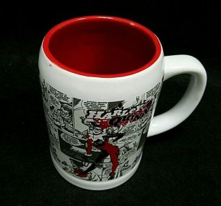 HARLEY QUINN DC COMICS 22 oz Coffee Mug Cup Comic Strip Theme 3
