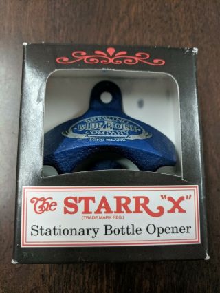 The Starr " X " Stationary Bottle Opener Blue Point Brewing Co Souvenir