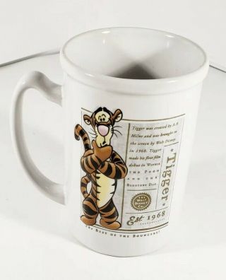 Disney Store Tigger " The Best Of The Bouncers " 3d Large 16oz Coffee Cup Mug