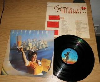 Supertramp : Breakfast In America : 1979 A&m Label L.  P With Inner Sleeve