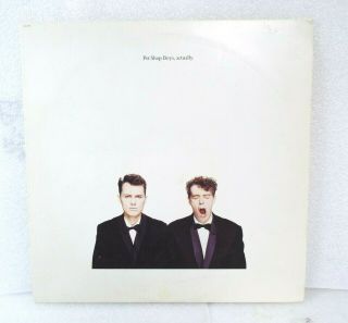 Pet Shop Boys - Actually Lp Album Vinyl Record 33rpm 1987
